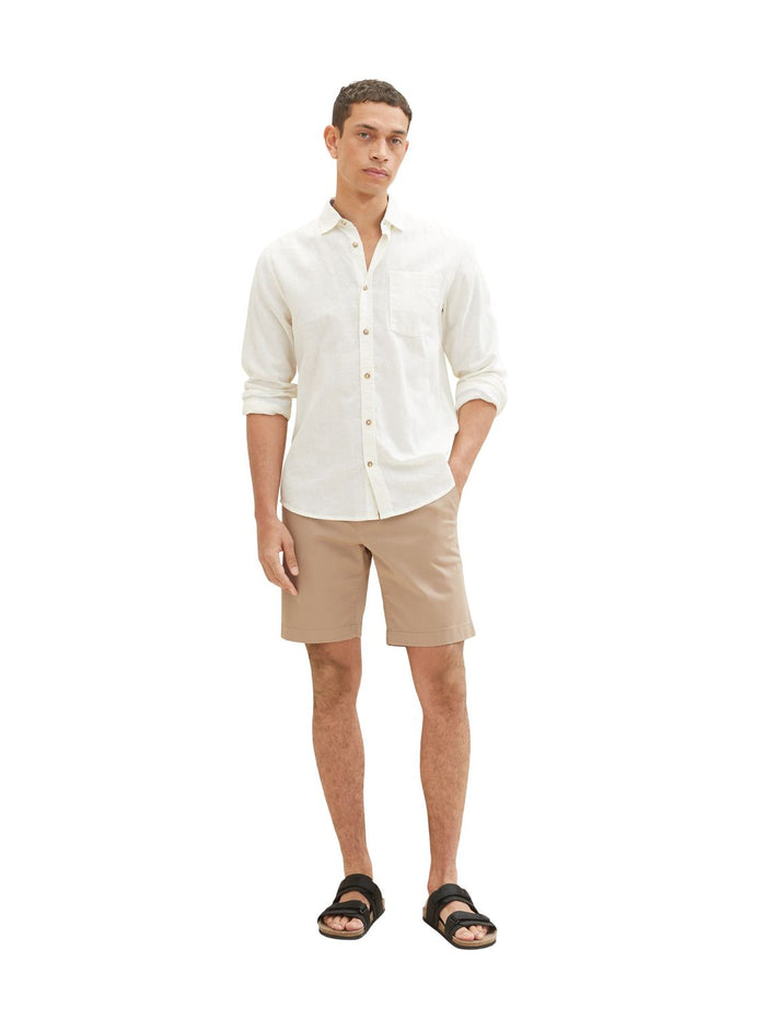 Tom Tailor Herren Short SLIM SOFT CHINO  - Slim Fit