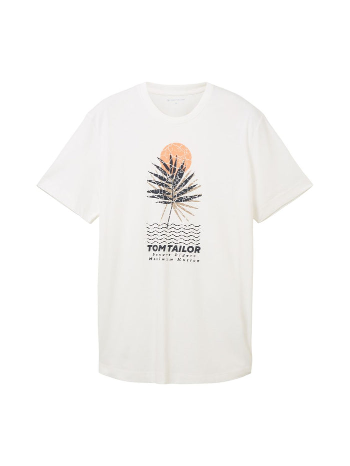 Tom Tailor Herren T-Shirt PRINTED - Regular Fit