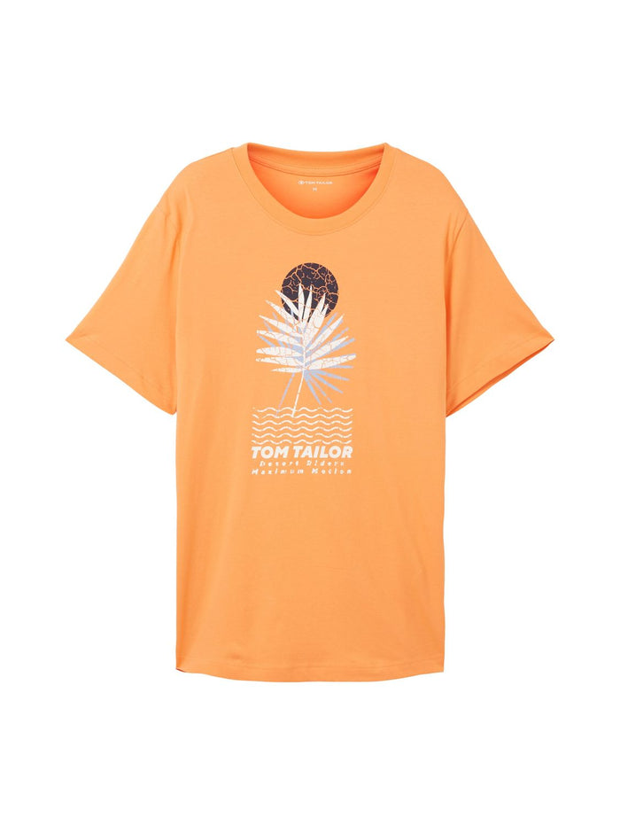 Tom Tailor Herren T-Shirt PRINTED - Regular Fit