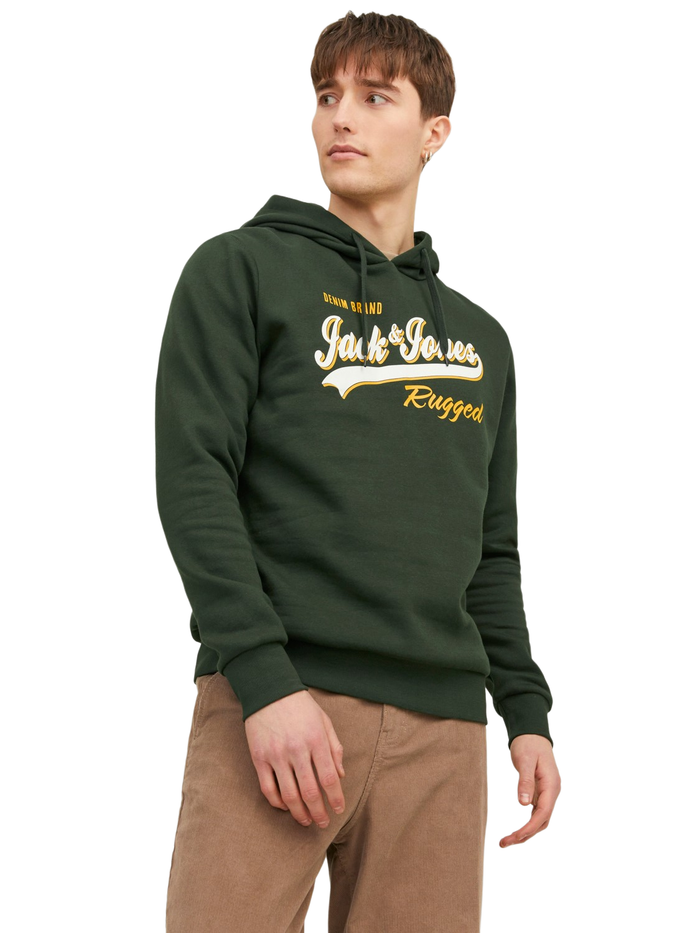 Jack & Jones Herren Hoodie Kapuzenpullover JJELOGO - Regular Fit
