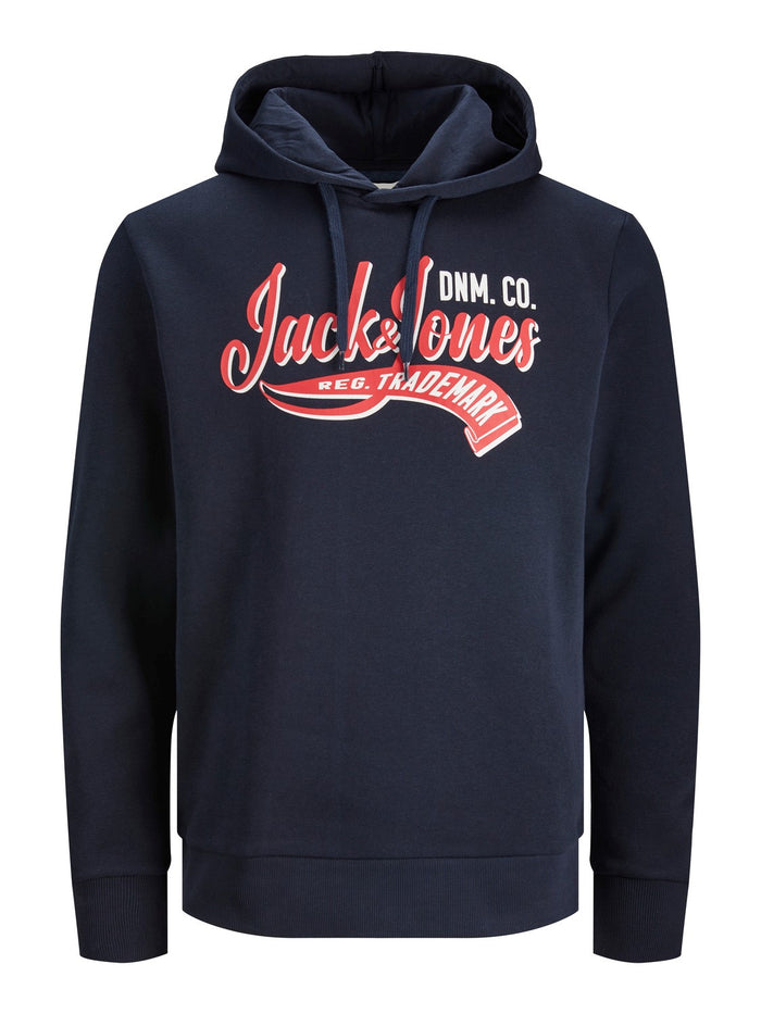 Jack & Jones Herren Hoodie Kapuzenpullover JJELOGO - Regular Fit