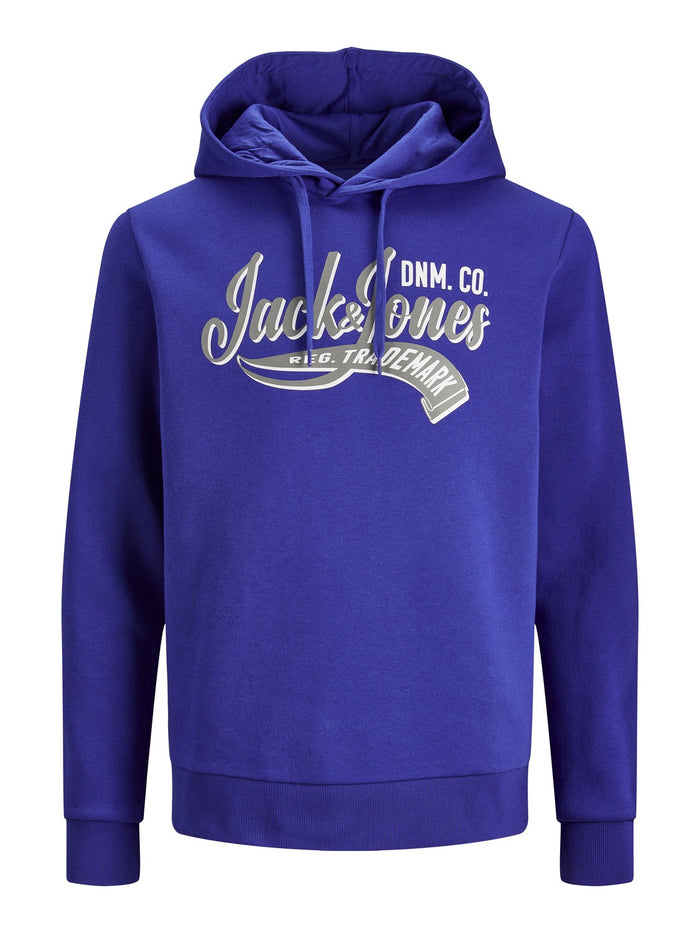 Jack & Jones Herren Hoodie Kapuzenpullover JJELOGO - Regular Fit