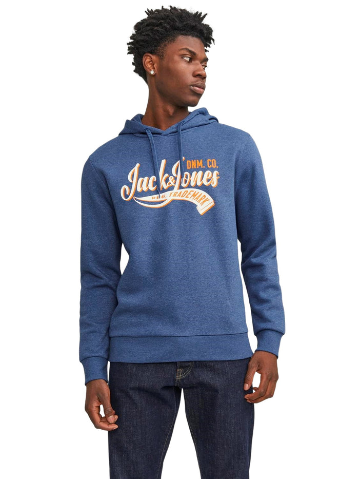 Jack & Jones Herren Hoodie Kapuzenpullover JJELOGO - Regular Fit