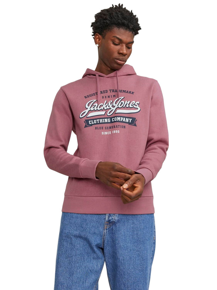 Jack & Jones Herren Hoodie Kapuzenpullover JJELOGO - Regular Fit