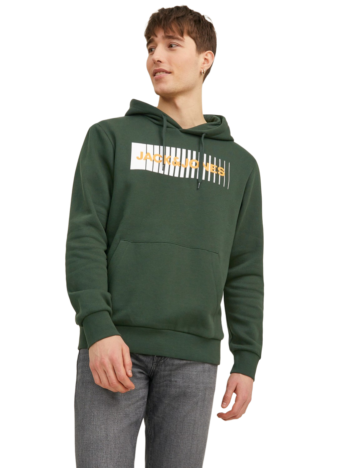 Jack & Jones Herren Hoodie Kapuzenpullover JJECORP LOGO - Regular Fit