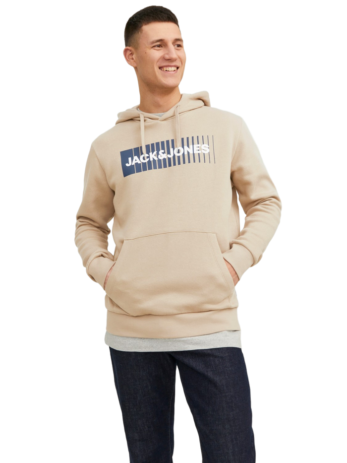 Jack & Jones Herren Hoodie Kapuzenpullover JJECORP LOGO - Regular Fit