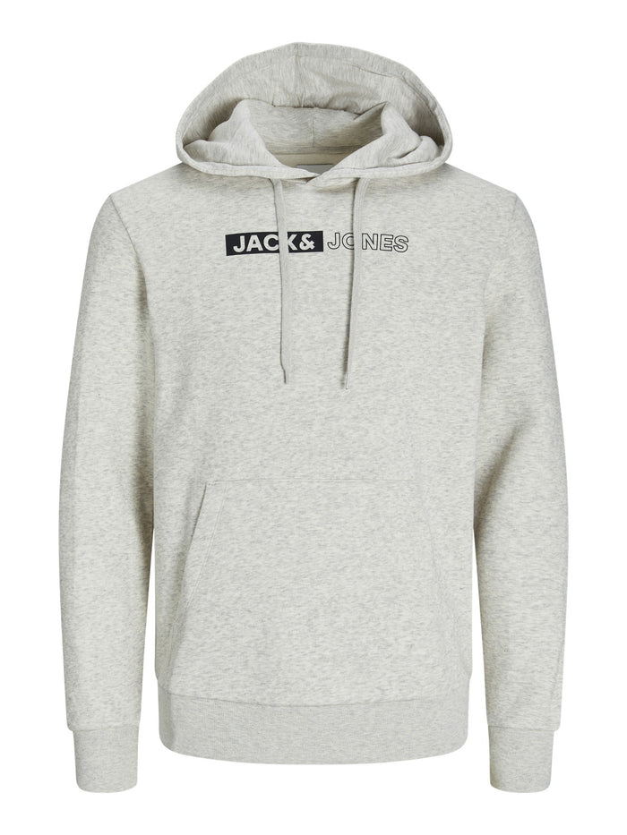 Jack & Jones Herren Hoodie Kapuzenpullover JJECORP LOGO - Regular Fit