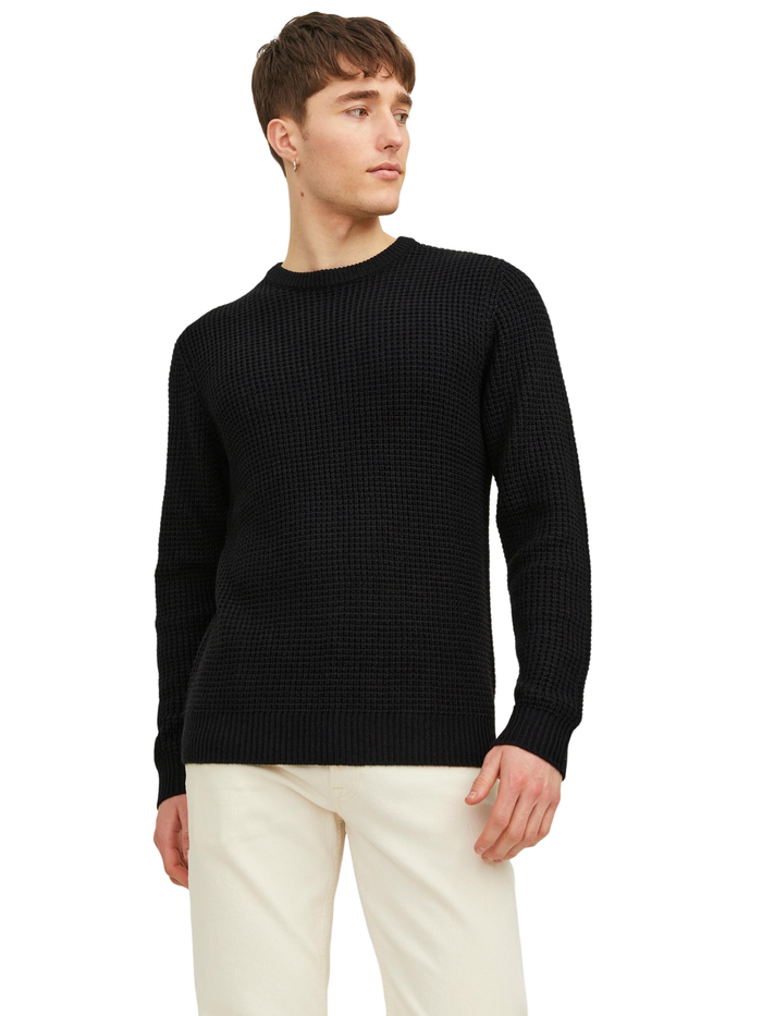 Jack & Jones Herren Rundhals Pullover JJEWILLIAM - Regular Fit