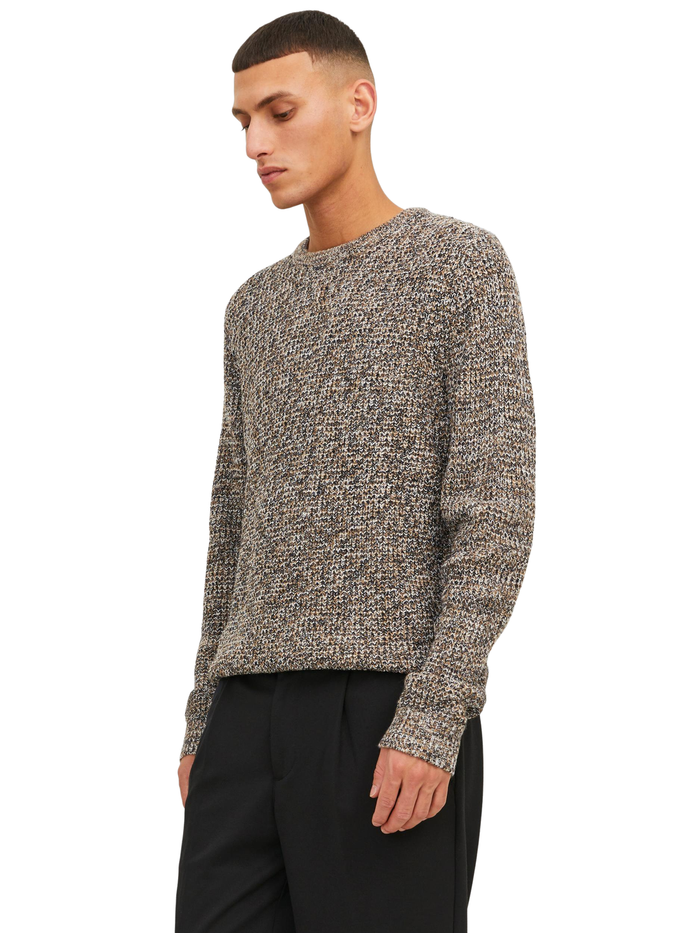 Jack & Jones Herren Rundhals Pullover JJEWILLIAM - Regular Fit