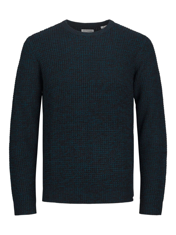 Jack & Jones Herren Rundhals Pullover JJEWILLIAM - Regular Fit