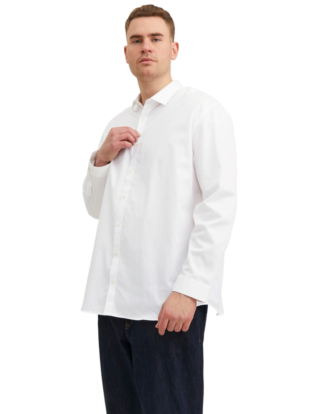 Jack & Jones Herren Freizeit Hemd JPRBLACARDIFF Relaxed Fit Plussize