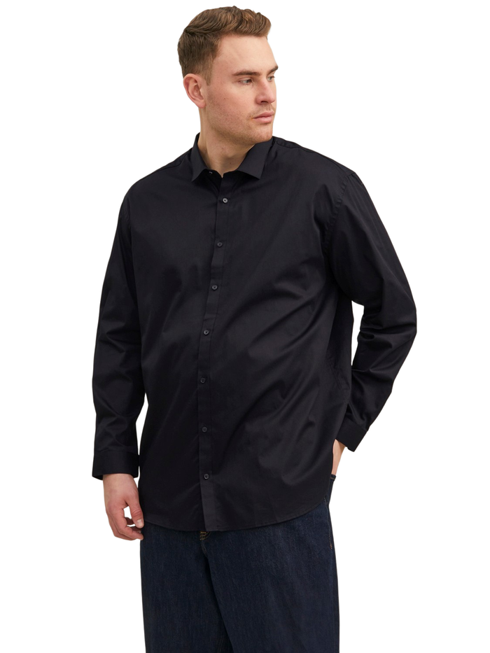 Jack & Jones Herren Freizeit Hemd JPRBLACARDIFF Relaxed Fit Plussize