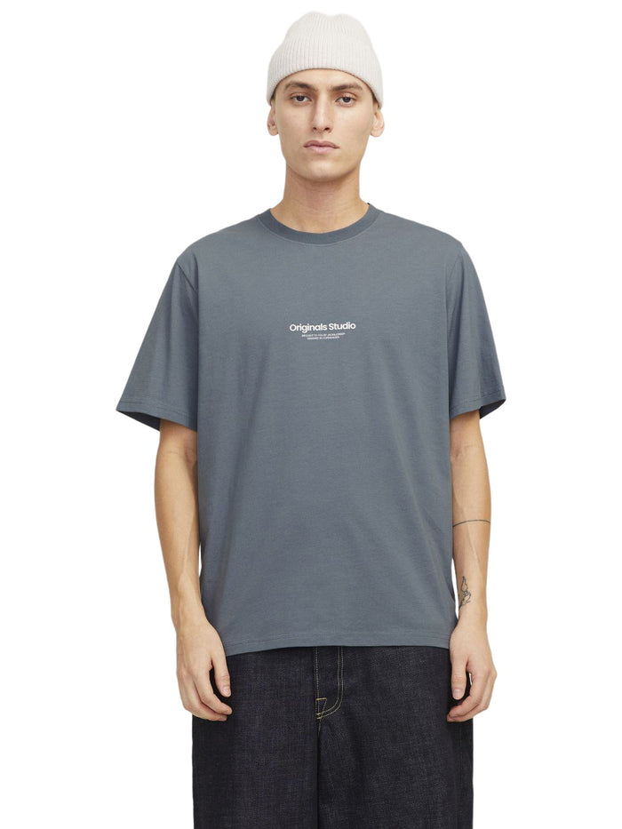 Jack & Jones Herren Rundhals T-Shirt JORVESTERBRO - Regular Fit