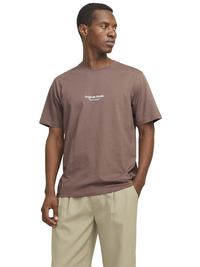 Jack & Jones Herren Rundhals T-Shirt JORVESTERBRO - Regular Fit