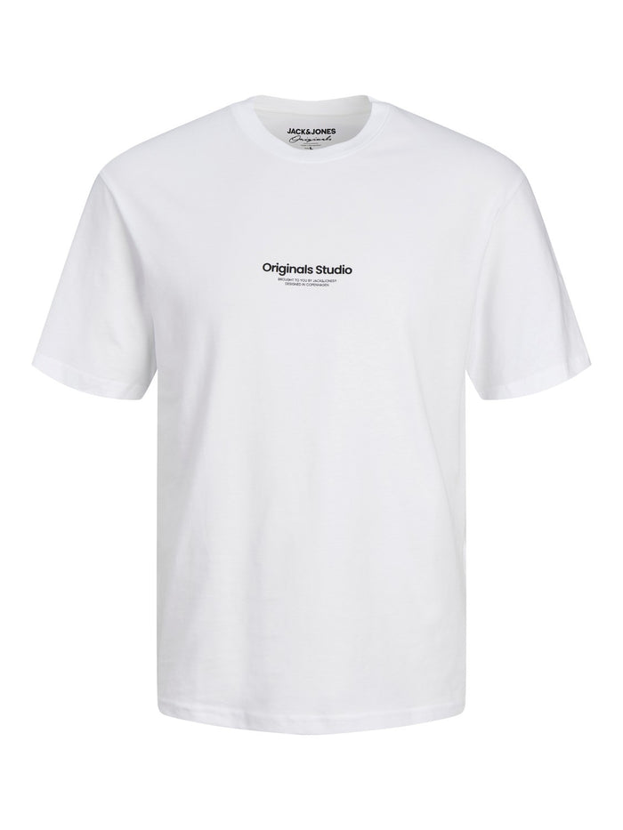 Jack & Jones Herren Rundhals T-Shirt JORVESTERBRO - Regular Fit