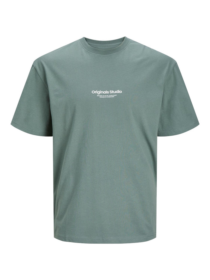 Jack & Jones Herren Rundhals T-Shirt JORVESTERBRO - Regular Fit