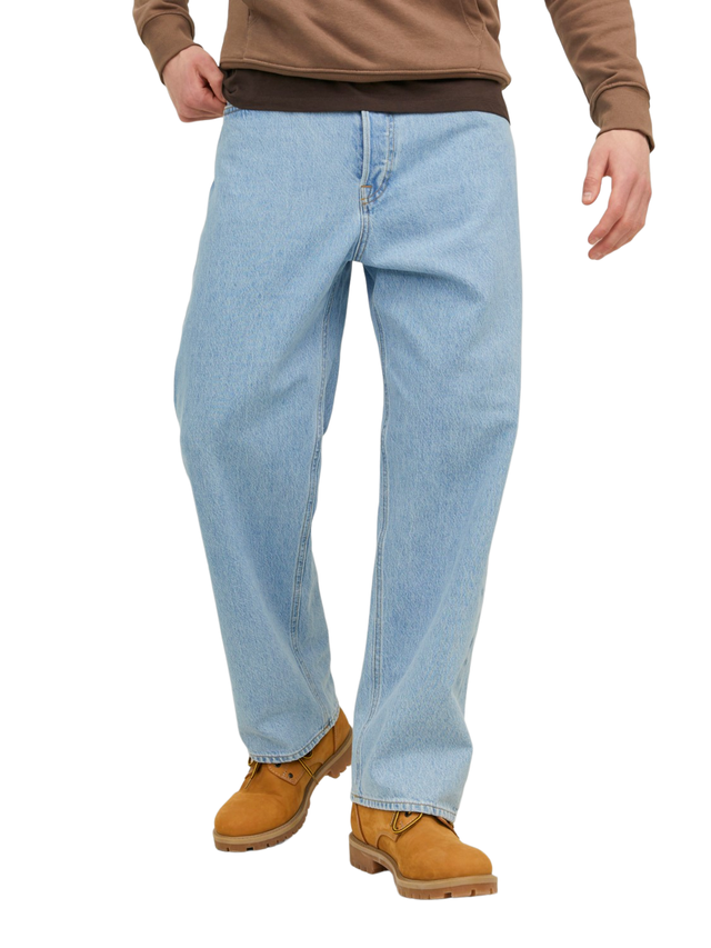 Jack & Jones Herren Jeans  JJIALEX JJORIGINAL SBD 304 - Baggy Fit - Blau - Blue Denim