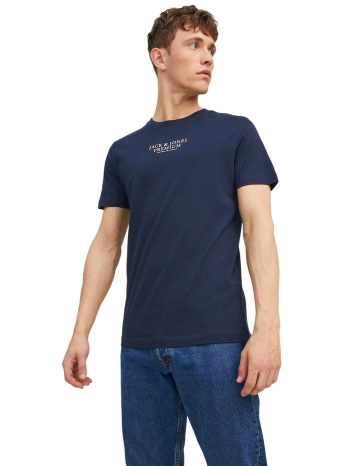 Jack & Jones Herren Rundhals T-Shirt JPRBLUARCHIE - Regular Fit