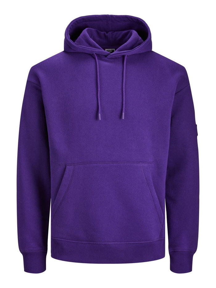 Jack & Jones Herren Kapuzenpullover Hoodie JCOCLASSIC TWILL - Relaxed Fit