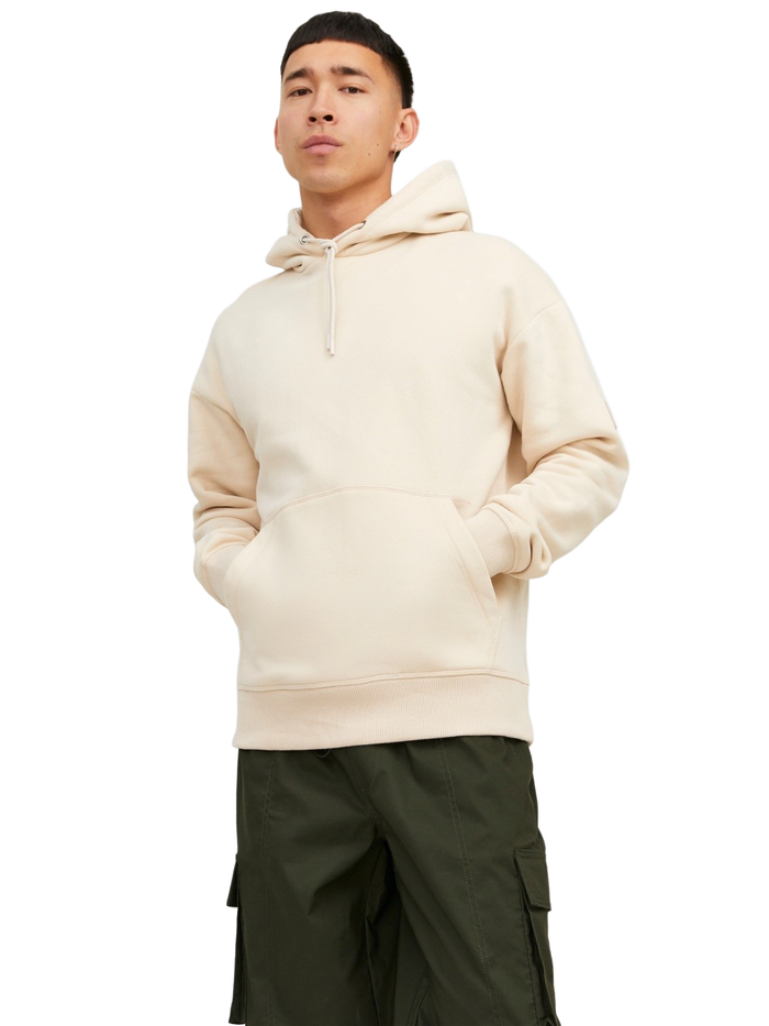 Jack & Jones Herren Kapuzenpullover Hoodie JCOCLASSIC TWILL - Relaxed Fit