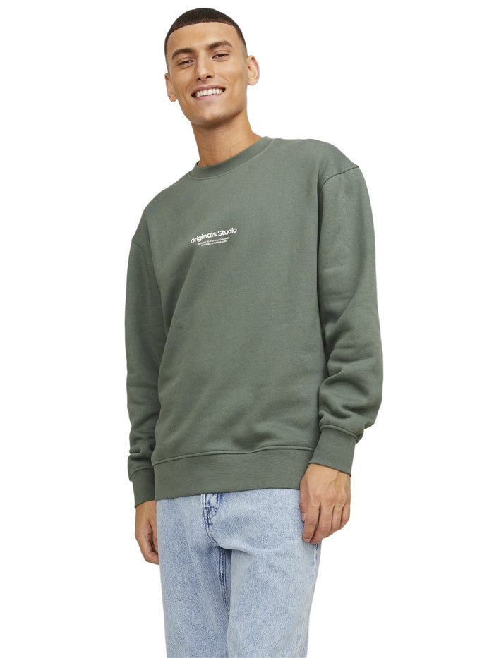 Jack & Jones Herren Rundhals Pullover JORVESTERBRO - Relaxed Fit