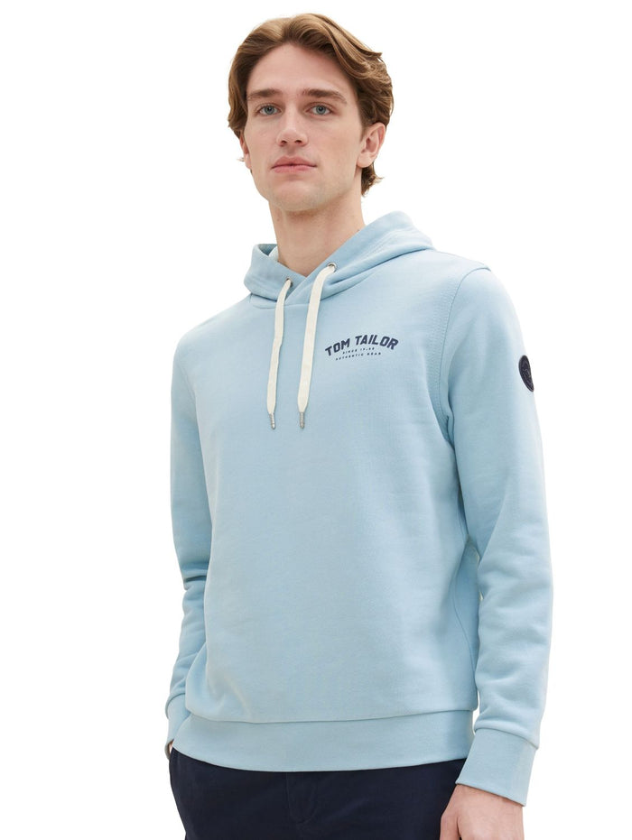 Tom Tailor Herren Kapuzenpullover LOGO HOODIE - Regular Fit