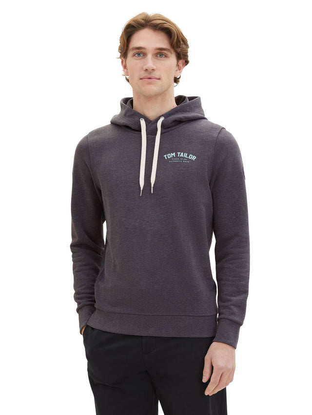 Tom Tailor Herren Kapuzenpullover LOGO HOODIE - Regular Fit