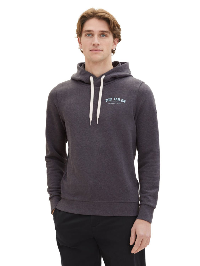 Tom Tailor Herren Kapuzenpullover LOGO HOODIE - Regular Fit