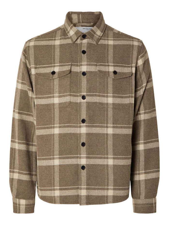 Selected Homme Herren Freizeithemd  SLHLOOSEMASON-PABLO - Relaxed Fit