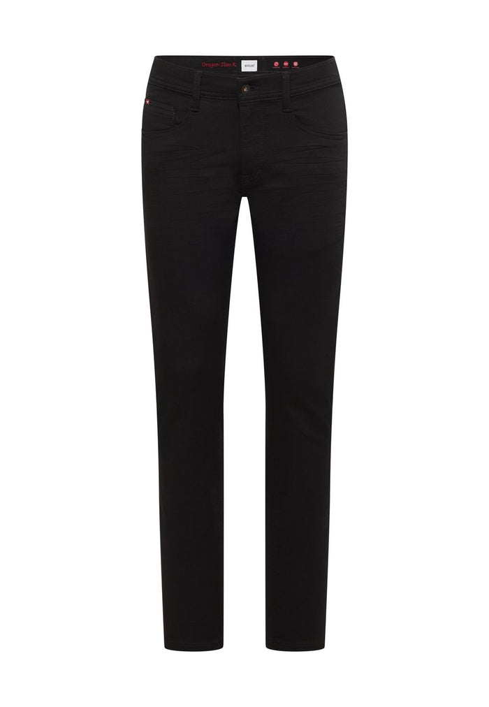 Mustang Herren Jeans OREGON SLIM K - Slim Fit - Low Waist - Blau Grau Schwarz