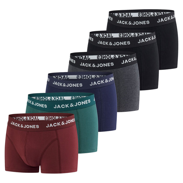 Jack & Jones Boxershorts Herren 6er Pack JACJEANS TRUNKS
