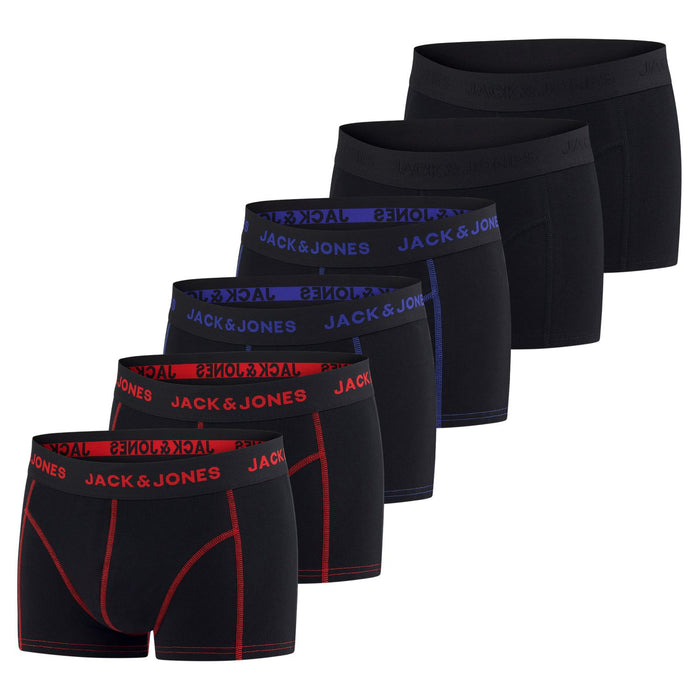 Jack & Jones Boxershorts Herren 6er Pack JACJEANS TRUNKS