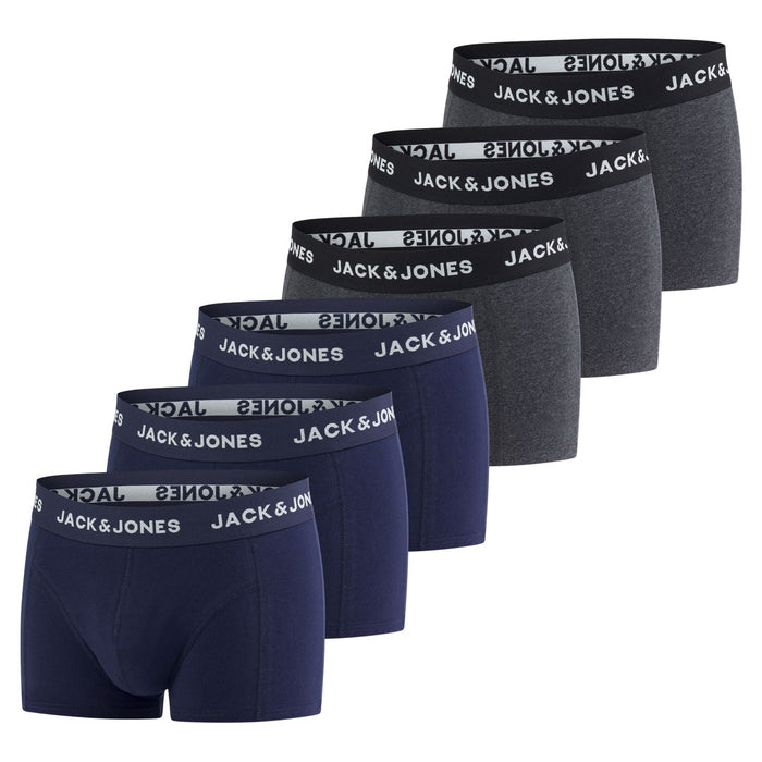 Jack & Jones Boxershorts Herren 6er Pack JACJEANS TRUNKS