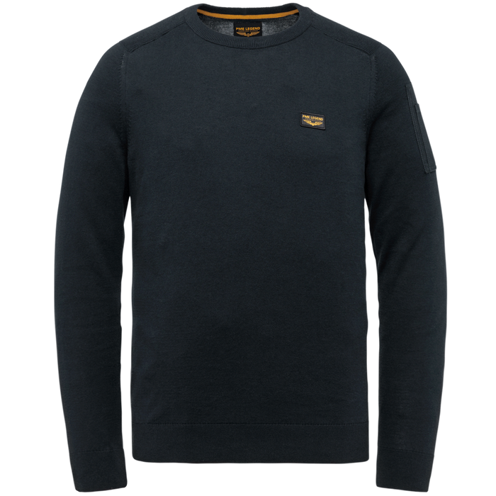 PME Legend Herren Rundhals Pullover BUCKLEY KNIT - Regular Fit