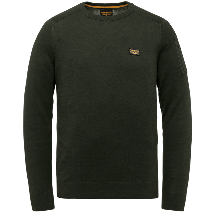 PME Legend Herren Rundhals Pullover BUCKLEY KNIT - Regular Fit