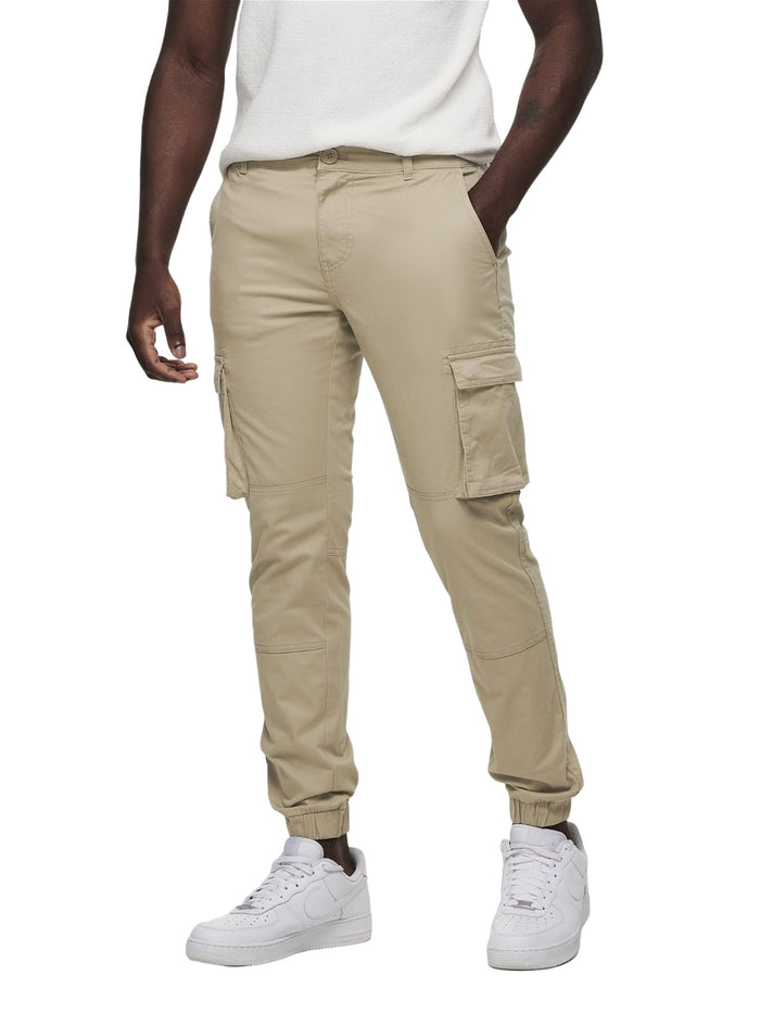 Only & Sons Herren Cargo Hose ONSCAM STAGE 6687 - Tapered Fit - Grau