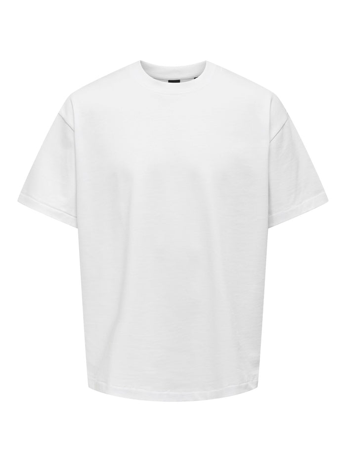 Only & Sons Herren Rundhals T-Shirt ONSMILLENIUM - Relaxed Fit