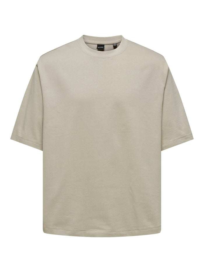 Only & Sons Herren Rundhals T-Shirt ONSMILLENIUM - Relaxed Fit