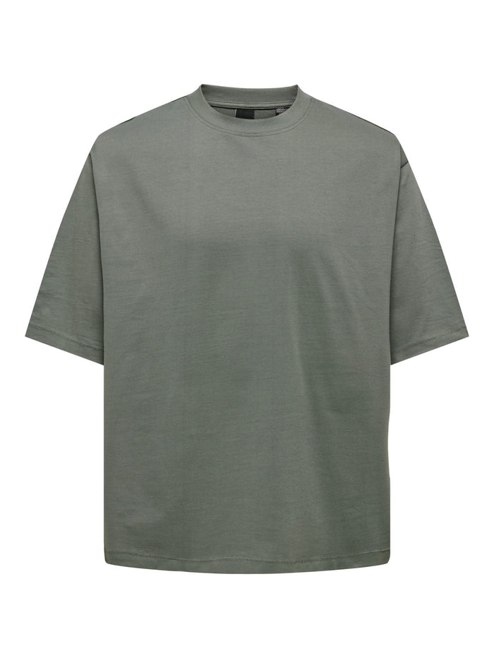 Only & Sons Herren Rundhals T-Shirt ONSMILLENIUM - Relaxed Fit