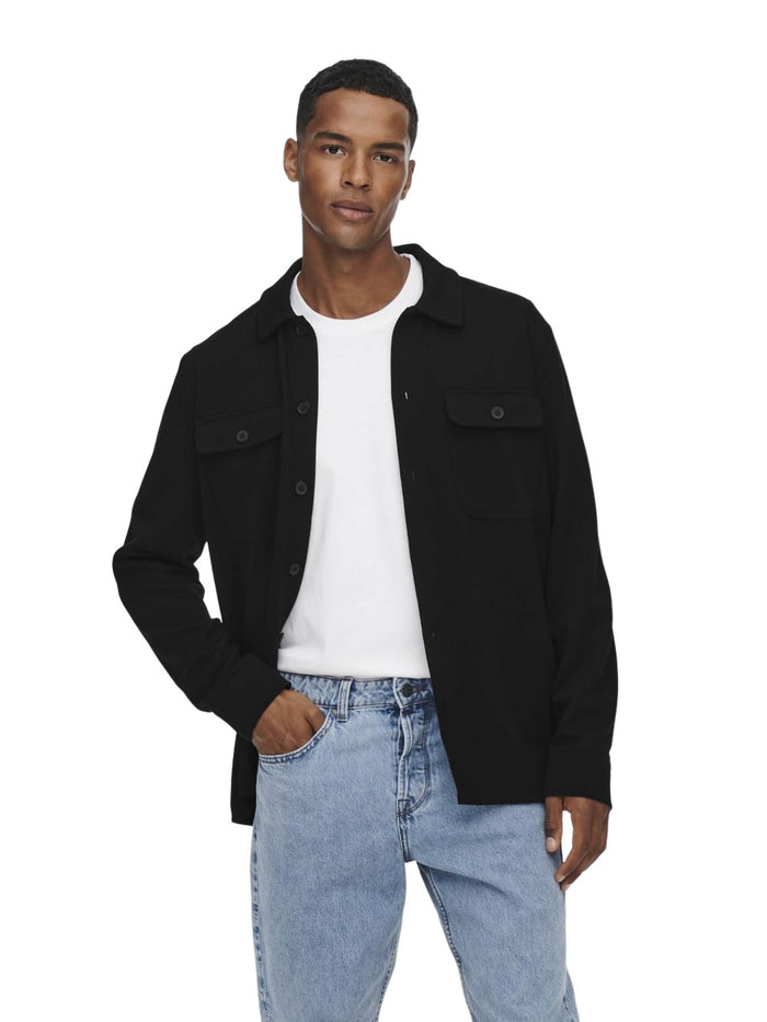Only & Sons Herren Freizeit Hemd ONSNEWKODYL OVERSHIRT Regular Fit