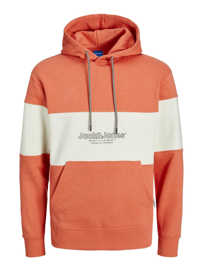 Jack & Jones Herren Hoodie Kapuzenpullover JORLAKEWOOD- Relaxed Fit