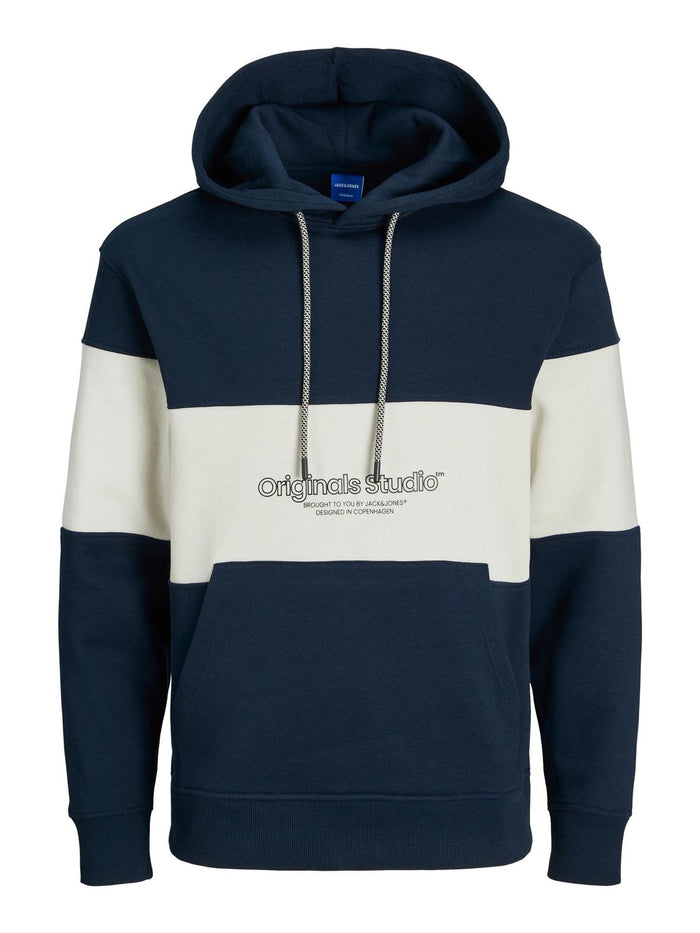 Jack & Jones Herren Hoodie Kapuzenpullover JORLAKEWOOD- Relaxed Fit
