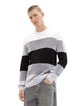 White  Black Grey Colorblock 34213
