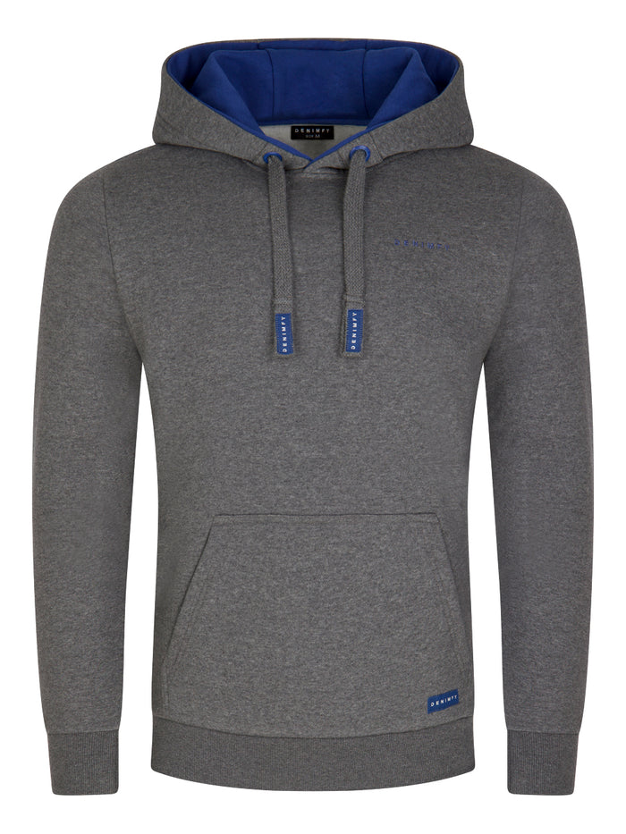 DENIMFY Hoodie Herren DFBenno Regular Fit Kapuzenpullover