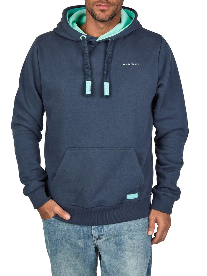 DENIMFY Hoodie Herren DFBenno Regular Fit Kapuzenpullover