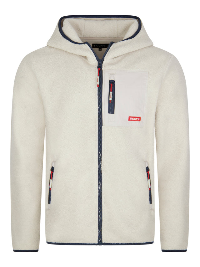 riverso Fleecejacke Herren mit Kapuze Regular Fit RIVHenning