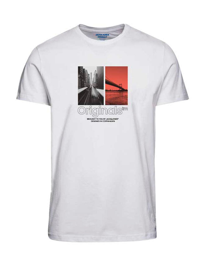 Jack & Jones Herren Rundhals T-Shirt JORBOOSTER - Regular Fit