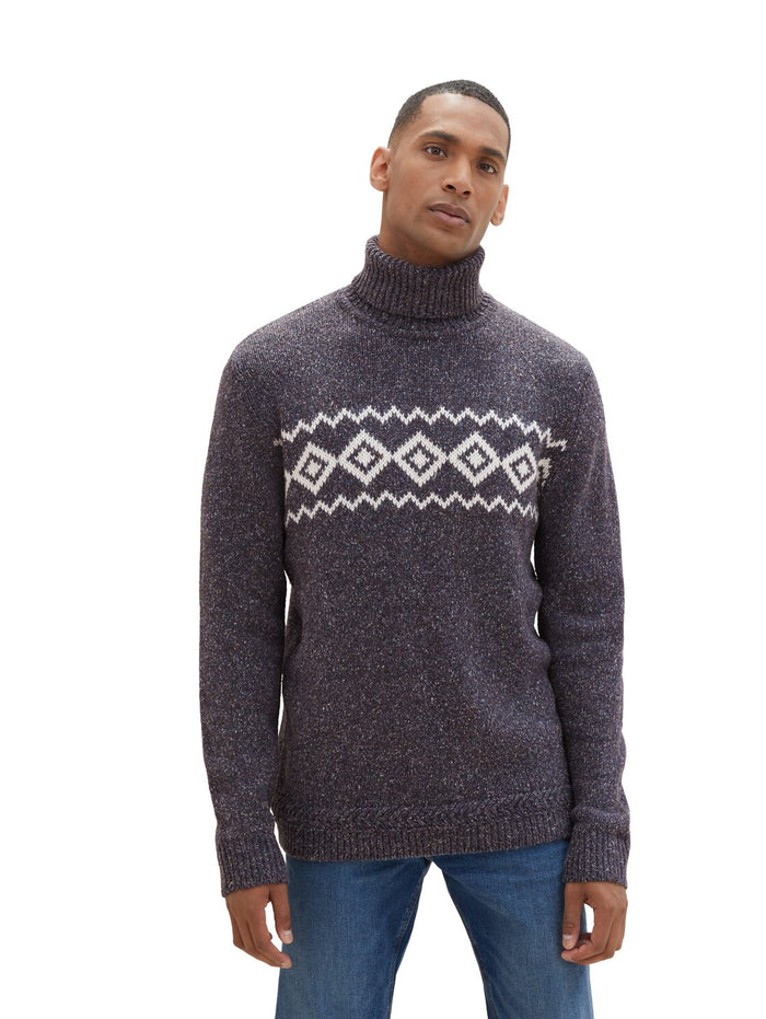 Tom Tailor Herren Rollkragen Pullover NEP TURTLENECK - Regular Fit