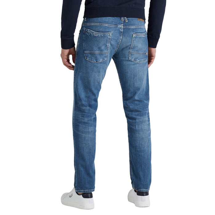 PME Legend Herren Jeans COMMANDER 3.0 - Relaxed Fit - Blau - True Blue Mid