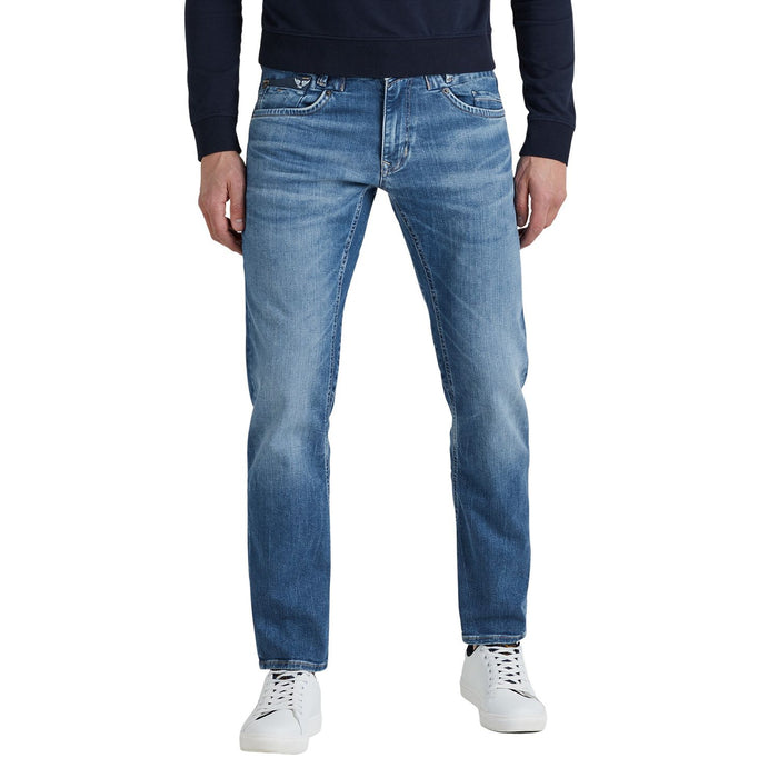 PME Legend Herren Jeans COMMANDER 3.0 - Relaxed Fit - Blau - True Blue Mid
